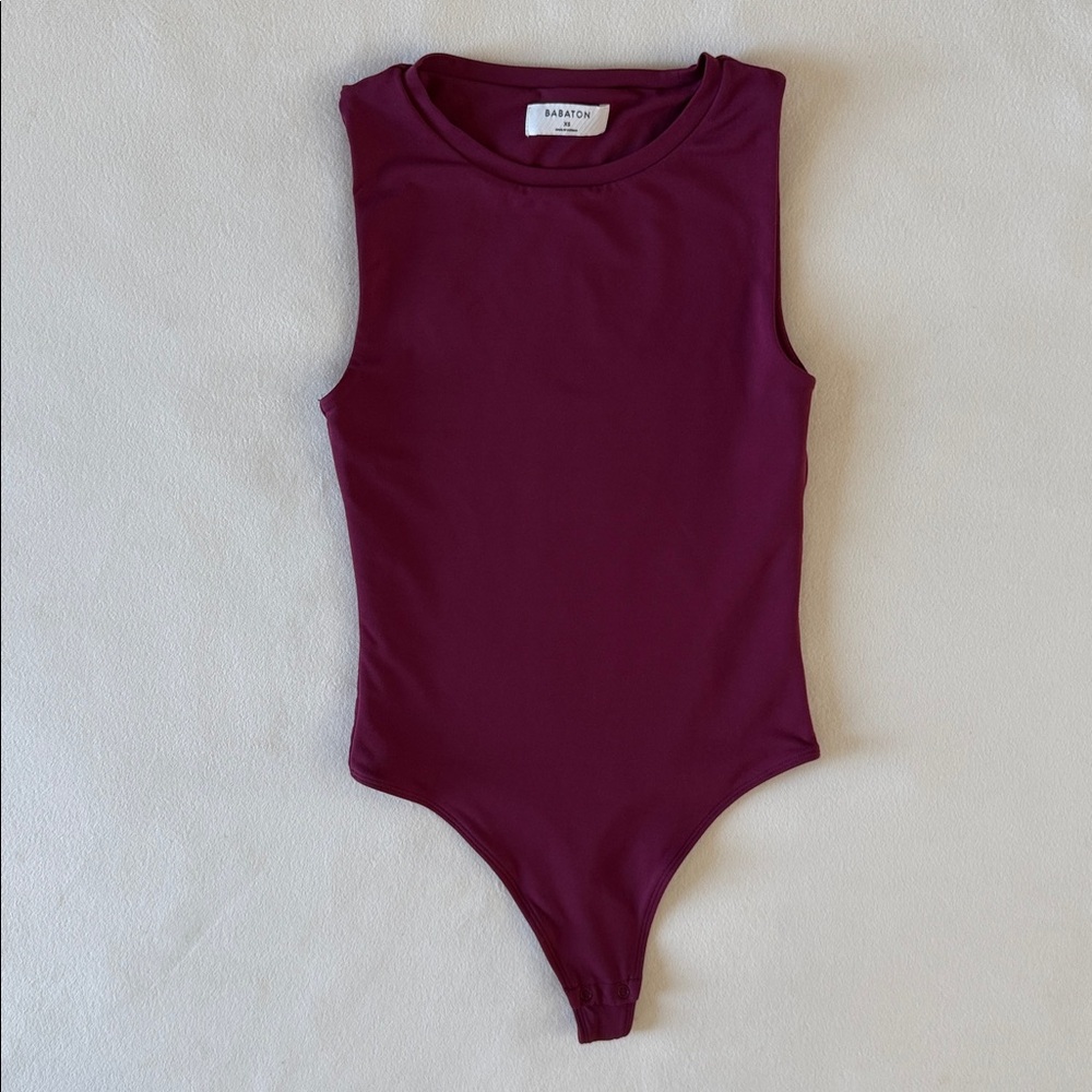 Aritzia Babaton Contour Muscle Bodysuit / grapevine